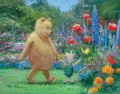 Ourson et porcelet dans le jardin d’ours Dessin animé pour enfants